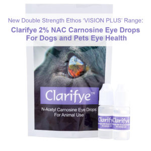 double strangth NAC carnosine eye drops for dogsd and pets cataracts