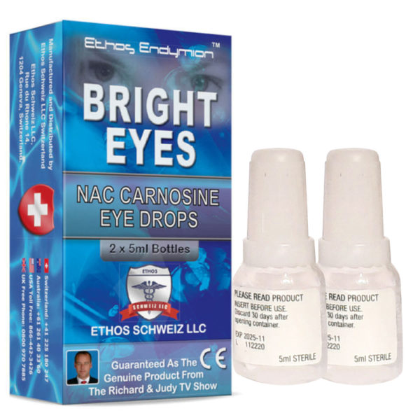 ethos bright eyes NAC Carnosine eye drops for cataracts