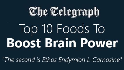 telegraph ethos l-carnosine top 10 foods